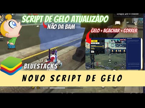 ATUALIZADO NOVO SCRIPT DO  GELO Apenas UMA tecla MACRO? NÃO DA BAM EMULADOR FREE FIRE