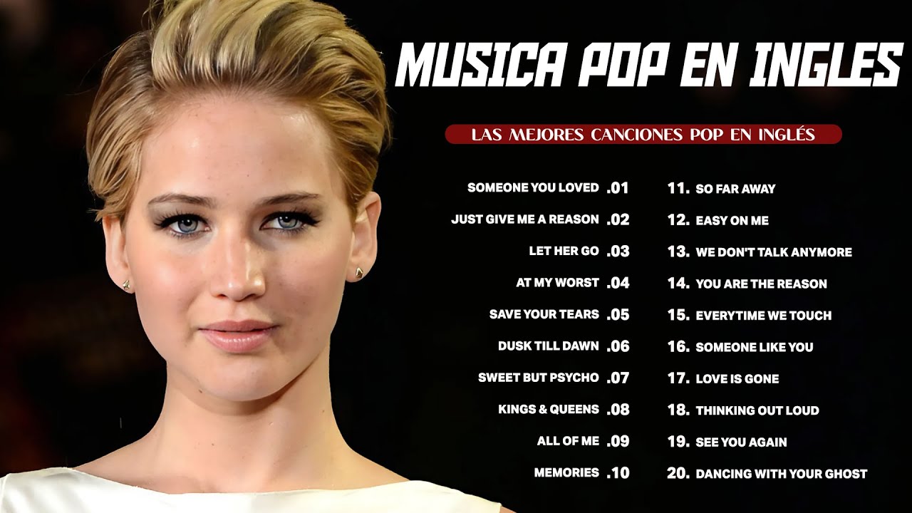 Musica Pop en Ingles 2023-2024 Lo Mas Escuchado 🎶Top 50 Acustico