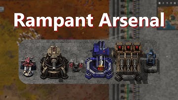 Rampant Arsenal mod overview - Factorio