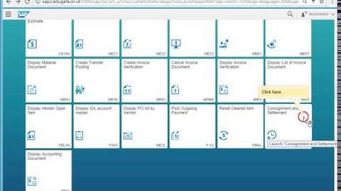 Consigment and Settlement by SAP Screen Personas design Fiori