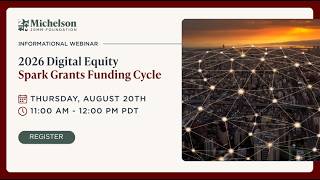 2026 Digital Equity Spark Grants Informational Webinar