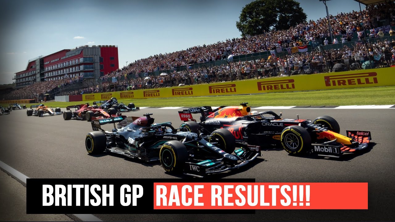F1 Silverstone GP 2021 Full RACE RESULTS after Max Verstappen Crash British GP 2021