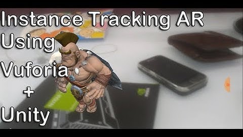 Instance Tracking AR Using Vuforia + Unity