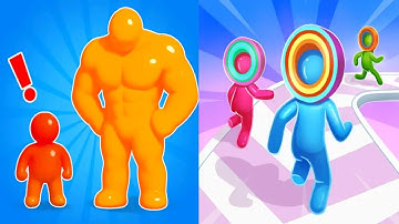 Who Wins: Tall Man Run Vs Layer Men - All Levels SpeedRun Gameplay Walkthrough (Android iOS) Ep 1