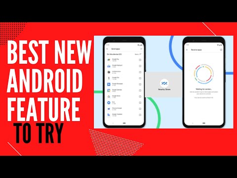 Best New ANDROID Feature // How To Share APPS And GAMES With NEARBY SHARE