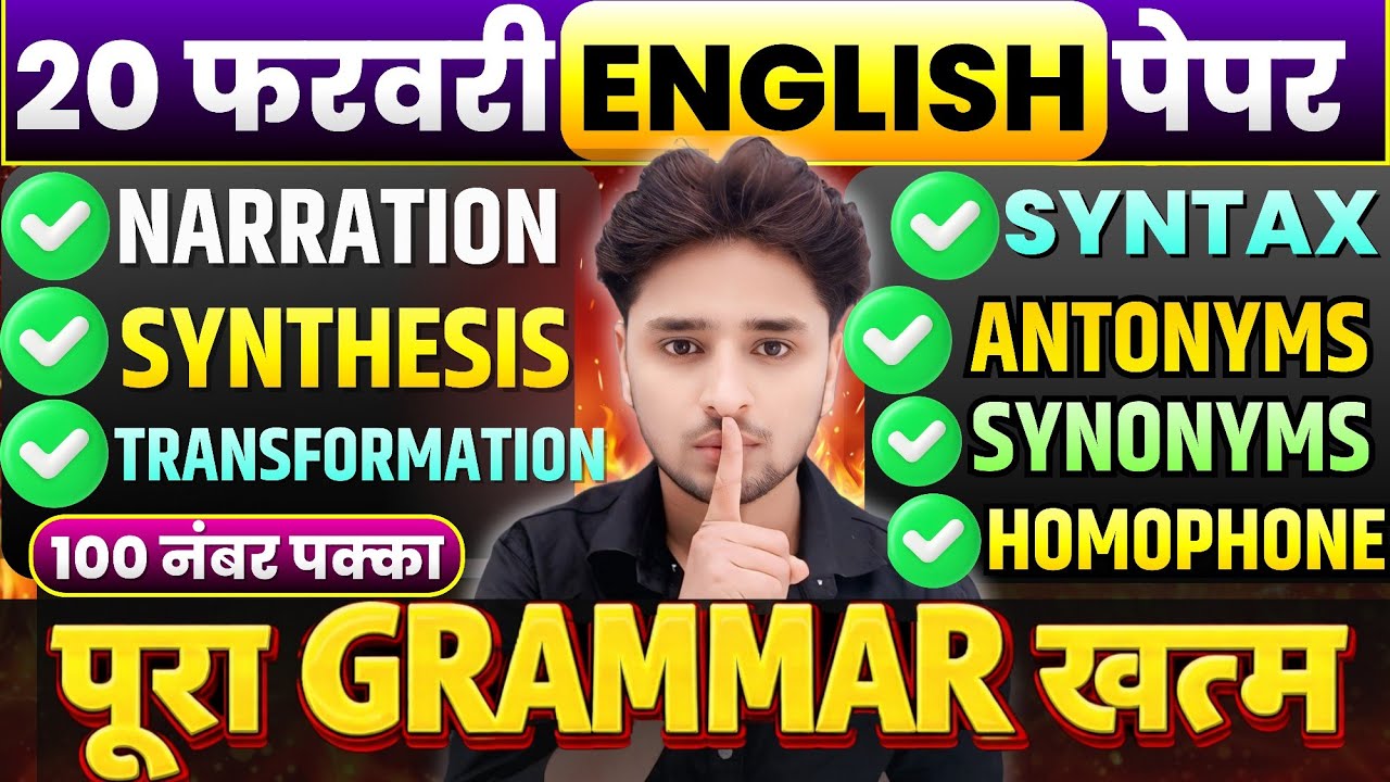 Class 12 English grammar important question 2026,//Class 12 English Section C in one video