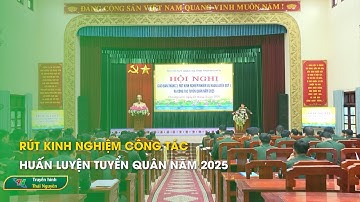 Rút kinh nghiệm công tác huấn luyện, tuyển quân năm 2025 | Thái Nguyên TV