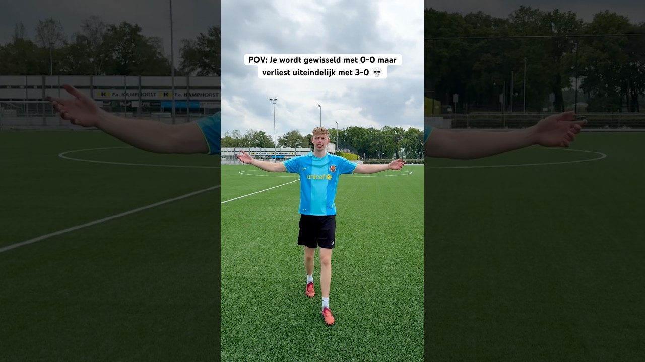 POV: Je wordt gewisseld met 0-0 maar verliest uiteindelijk met 3-0 💀