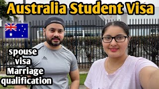 Australia Student Visa 2022 | Spouse Visa Requirements |