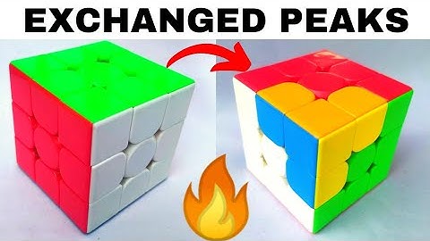 EXCHANGED PEAKS pattern 3x3 High Speed Rubik