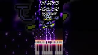 THE WORLD REVOLVING - Piano Arrangement #shorts #jevil #pianocover #deltarune Music Stuff