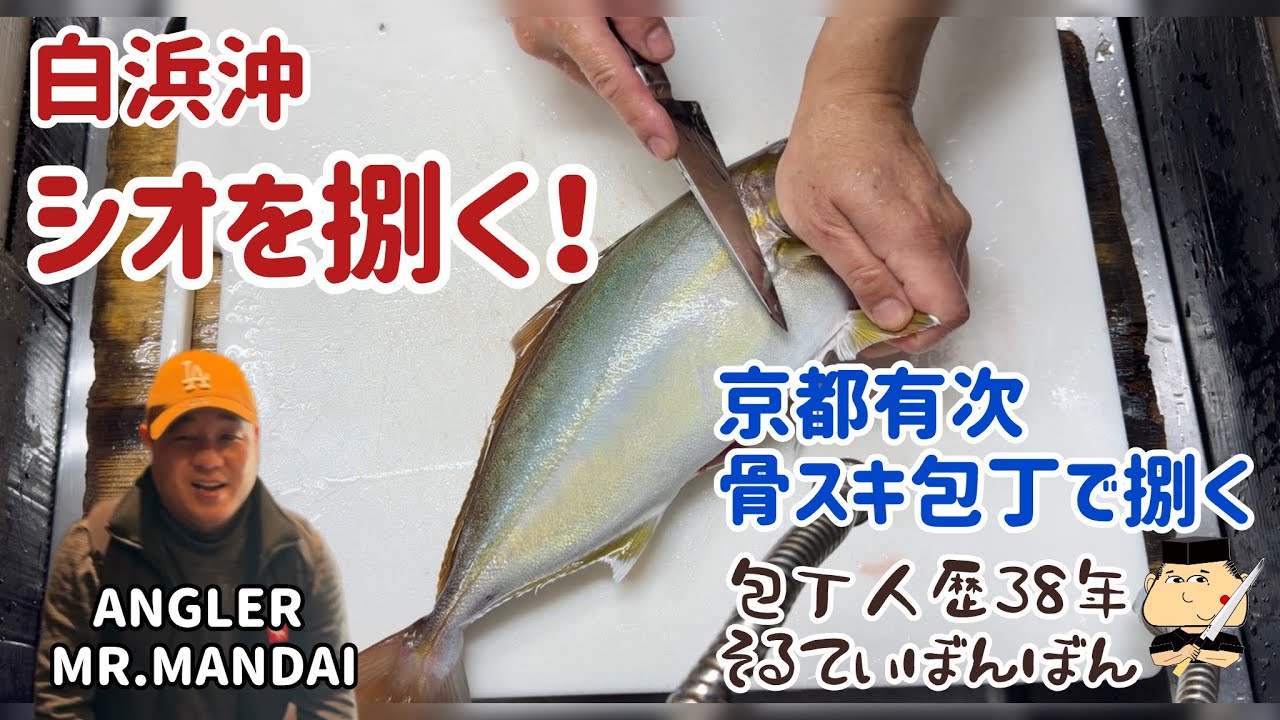 365 [Cutting a Shio off the coast of Shirahama] We cut up the fish