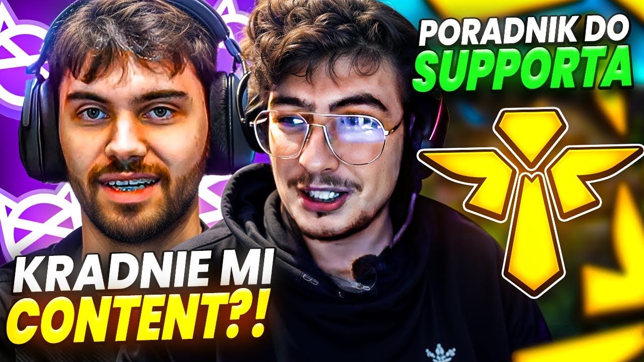 CINKROF KRADNIE MI CONTENT?! / UCZE JAK CARROWAĆ GRY SUPPORTEM