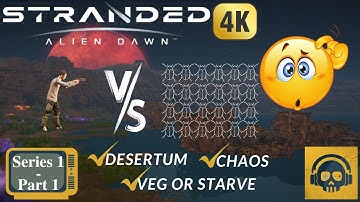 Stranded Alien Dawn (Early Access) in 4K - Desertum - Gameplay Walkthrough Part1 (S1)