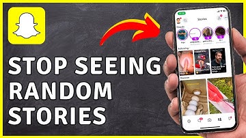 How to Stop Seeing Random STORIES on Snapchat | Snapchat Tutorial