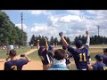 The final runs cross in Lebanon Valley's Teener mercy-rule walk-off win vs. Huntingdon. #dogpile