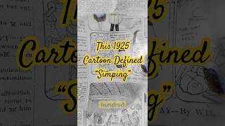 This 1925 Cartoon Invented Simping #newspaper #1920s #vintagecartoons