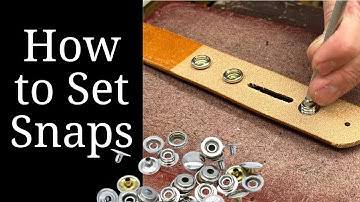 Setting Snaps Made Simple – Beginner-Friendly Tutorial
