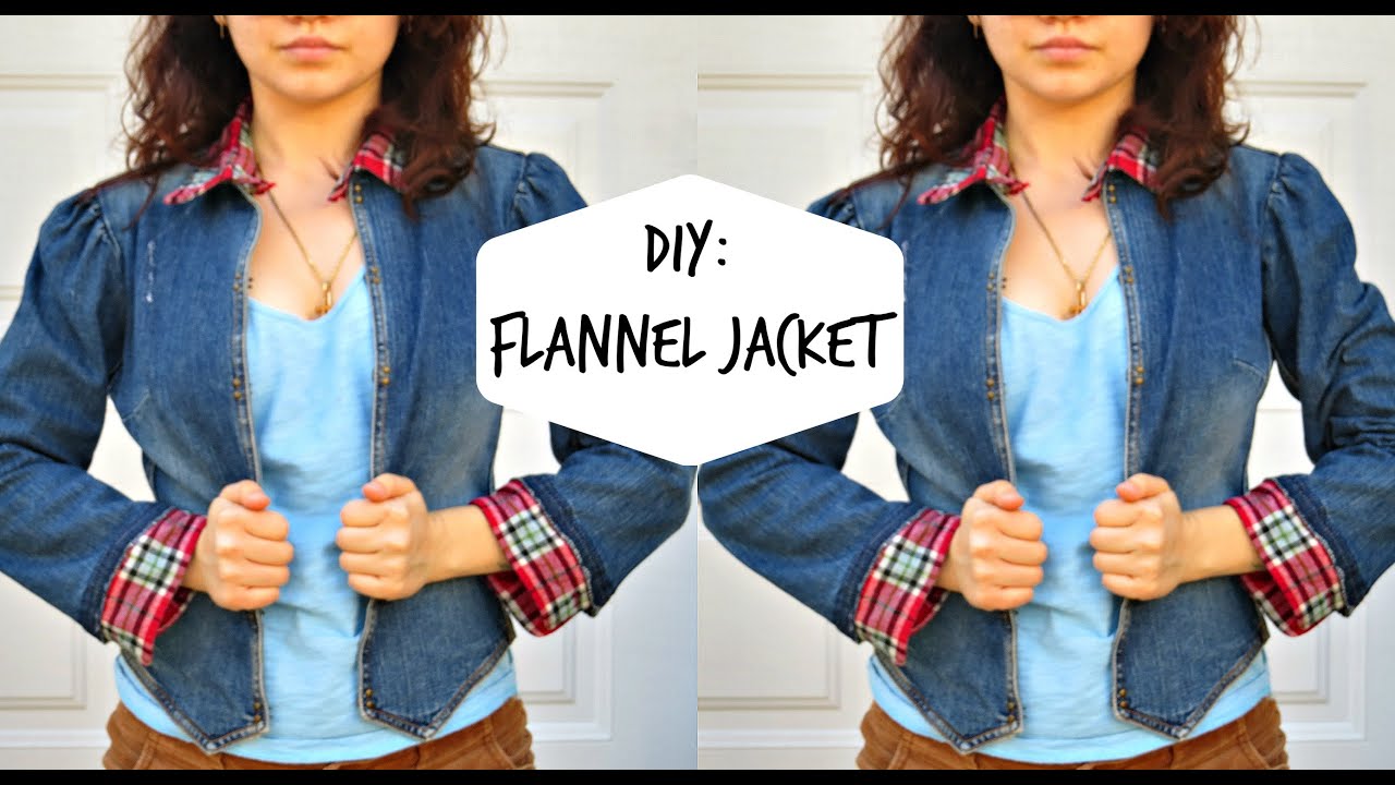 DIY: Flannel Jacket - YouTube