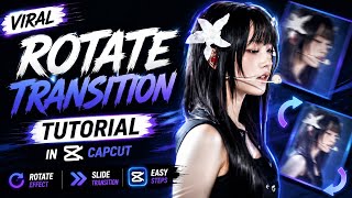 VIRAL ROTATE TRANSITION TUTORIAL | CapCut Editing Tutorial 📱✨