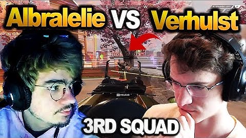 Verhulst vs Albralelie in algs scrims!! 3rd Squad. ( apex legends )
