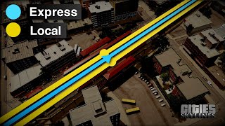 How to Set Up A Metro With Local &amp; Express Service Correctly | Cities: Skylines