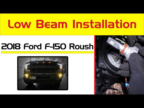 Install 2015-2021 Ford F150 Headlights Bulb Replacement - LED Low Beam