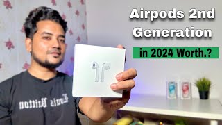Airpods 2 Unboxing In 2024 Should You Buy Airpods 2Nd Generation In 2024 Long Term Review.?
