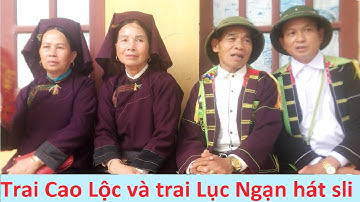 .Trai Cao Lộc và gái Lục Ngạn hát sli đám cưới Tân Sơn