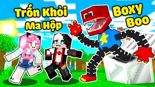 REDHOOD THỬ THÁCH 24GIỜ TRỐN KHỎI BOXY BOO TRONG MINECRAFT*1 NGÀY MỀU KHÁM PHÁ RẠP XIẾC CỦA BOXY BOO