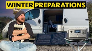 Preparing my camper van for winter with the EcoFlow River 2