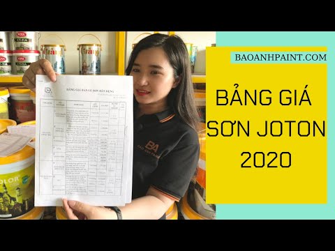 bảng giá sơn nội thất jotun