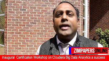 Inaugural Certification Workshop on Cloudera Big Data Analytics a success