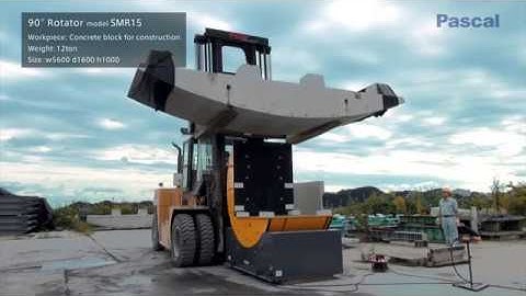 Rotator model SMR15　For rotating concrete blocks
