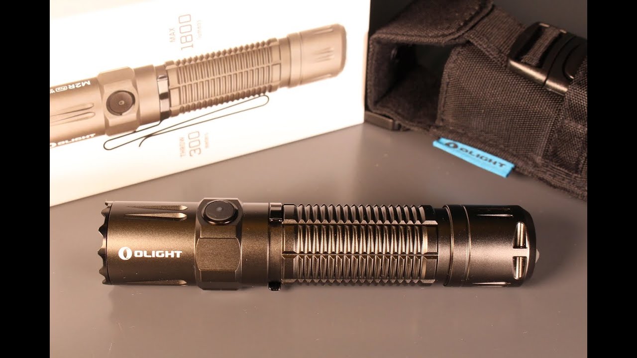 1800 Lumen Pocket Flashlight OLIGHT M2R Pro Warrior YouTube