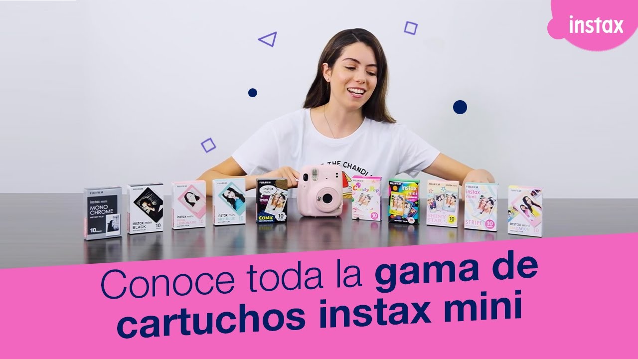 Conoce toda la gama de cartuchos Instax Mini 