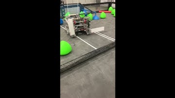 Sleds and barrier cross testing #vex   #robotics   #overunder