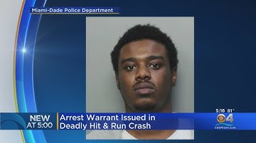 Miami-Dade Police Identify Man Wanted In Deadly Hit And Run Crash
