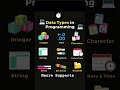 Learn Data types in programming #development #cybersecurity #engineering #hacker #automobile #aci