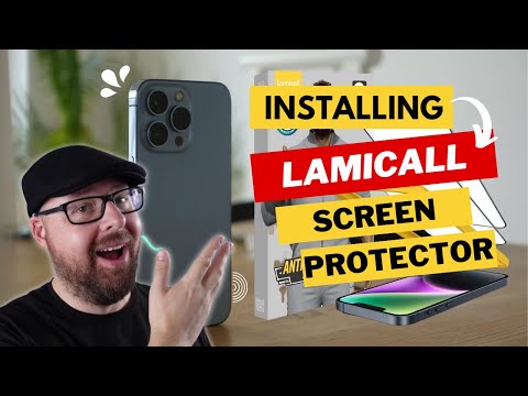 Lamicall Professional Screen Protector for iPhone 13/14 Series Tempere