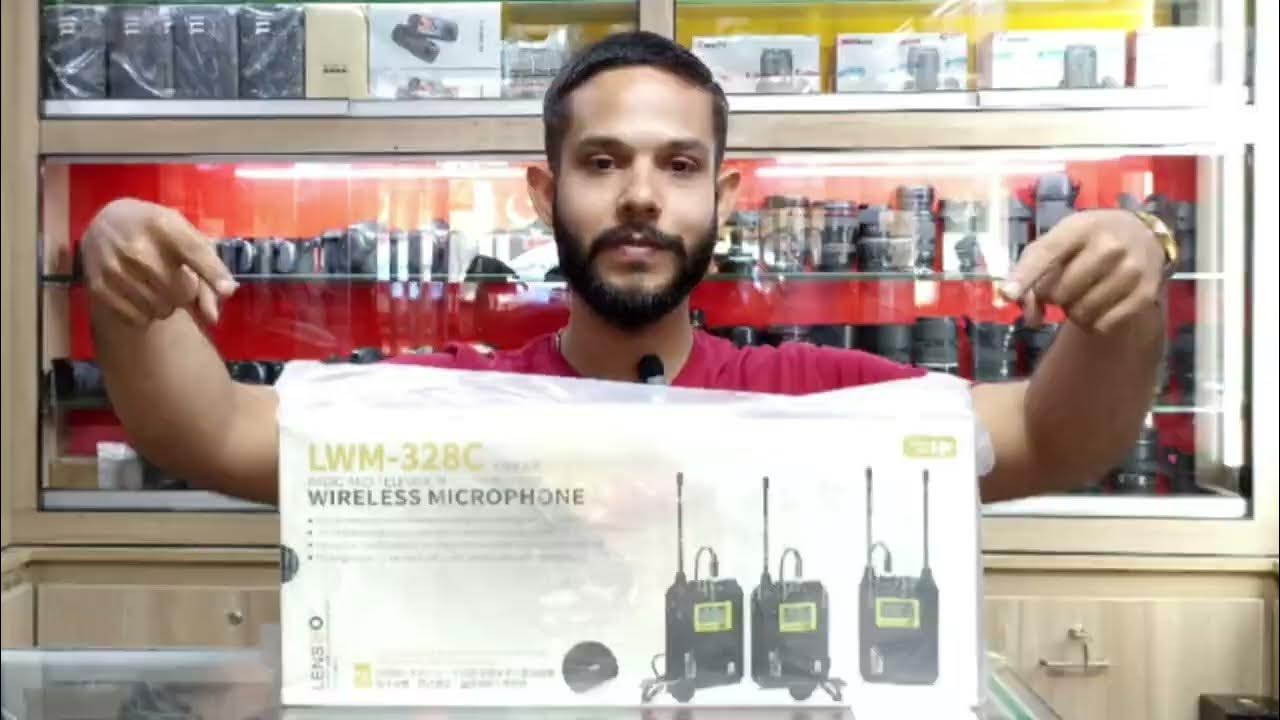 Lens Go 328C Dual Wireless Microphone With Built in Recording Option