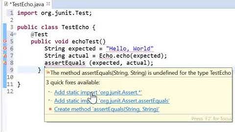 J unit Test