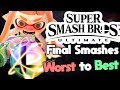 Ranking Every Final Smash in Super Smash Bros Ultimate