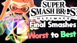 Ranking Every Final Smash In Super Smash Bros Ultimate