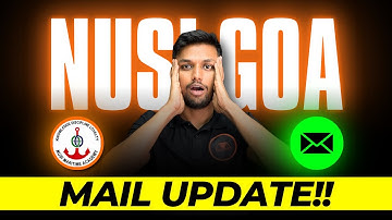 NUSI GOA Exam & Interview Mail Update For JAN 2026 GP RATING Batch!
