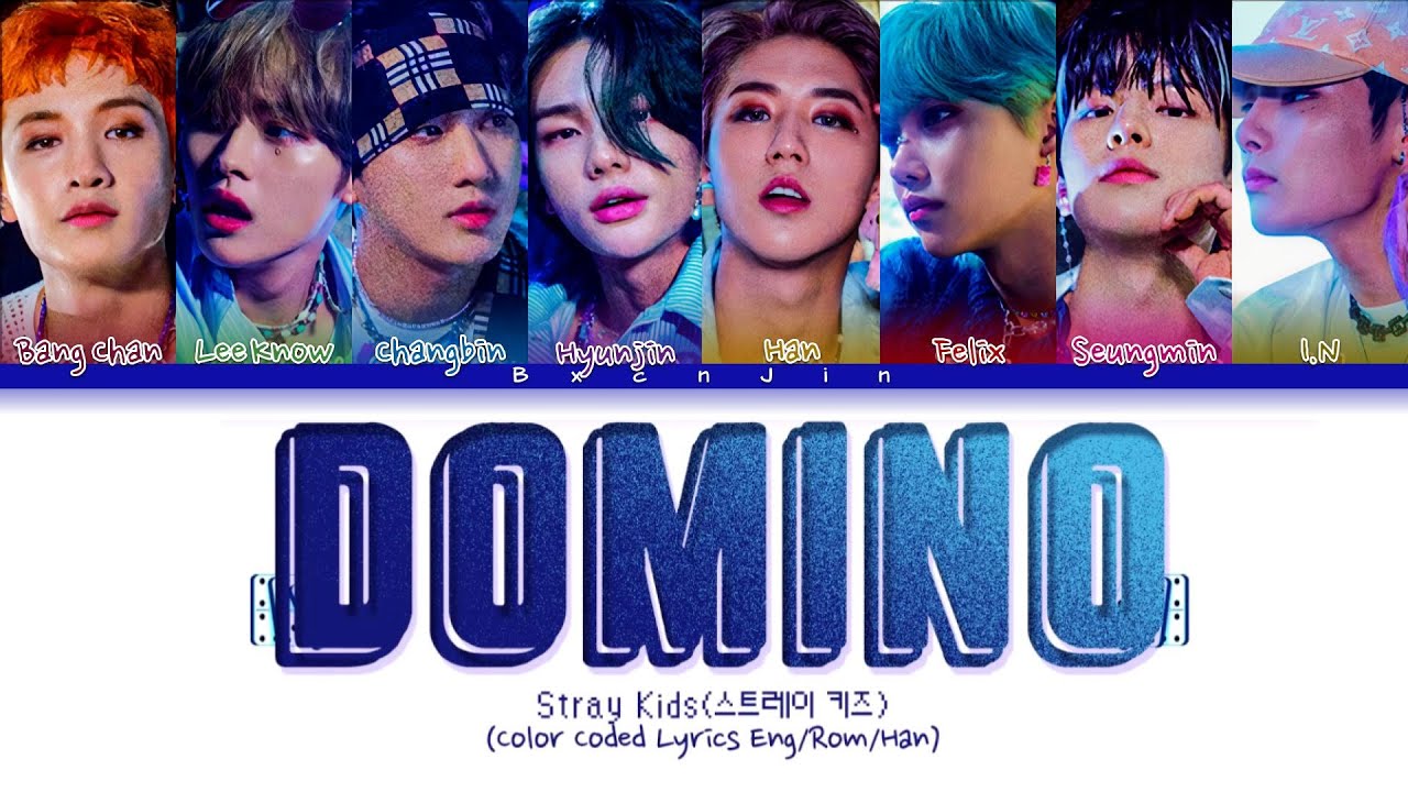 Stray kids domino текст