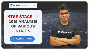 NTSE Stage - 1 2019 Analysis of Various States | NTSE Crash Course 2019 | Prashant Jain