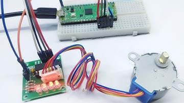 Control Stepper Motor Using Raspberry Pi Pico & Micropython Script