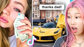 Koreans React To Spoiled Rich Kids on TikTok! | PEACH