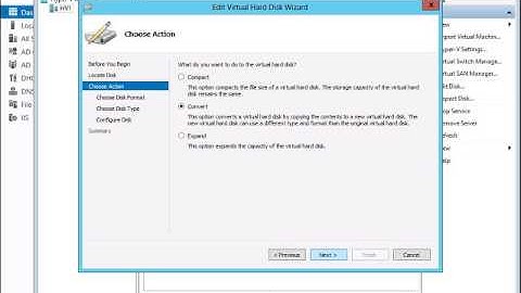 Convert VHD Disk to VHDX Disk step by step in Windows 2012 Hyper V